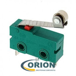 Микропереключатель MSW-13 ON-(ON) 125V/250 5A рычажного типа с роликом