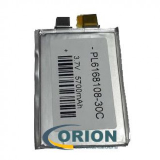 Аккумулятор PL6168108-30C 3.7V 5700mAh