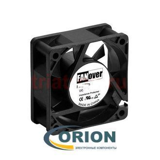 Вентилятор  80х80х25mm AC 220V 0.08A (скольжения) FANOVER FA8025S22HL с гибким отводом 310мм 2 pin