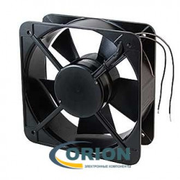 Вентилятор 150x150x50mm AC 220V 0.22A (качения) TIDAR RQA15051HBL с гибким отводом 250мм 2 pin