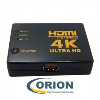 Переходник HDMI Коммутатор пассивный 3x1 1080p