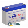 Аккумулятор  6V 12.0Ah FB12-6 ALPHA BATTERY