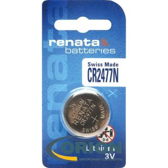 Батарейка CR2477N 3V Renata 24х7.7мм