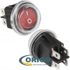 Переключатель, выключатель KCD1-201N-8-C3-B/4P ON-OFF 250V 6A 4 pin (черный/круглый)