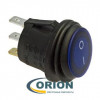 Переключатель, выключатель SB040-12V BLUE IP65  ON-OFF ф20.2mm 12V 12A (синий)