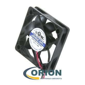 Вентилятор  50х50х10mm DC 12V 0.06A (скольжения) JAMICON KF0510S1L-R с гибким отводом 270мм 2 pin