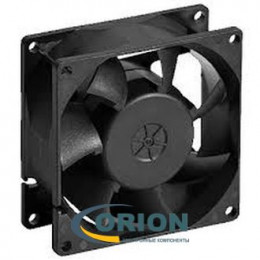Вентилятор  80х80х32mm DC 12V 0.60A (качения) FANOVER FD8032B12H с гибким отводом 300мм 2 pin