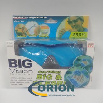 Очки монтажные BIG VISION 2.5X 62мм 160% T-099