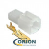 DJ7011-6.3-11 1 pin вилка (РП-п 1.5-(6.3) + колодка)