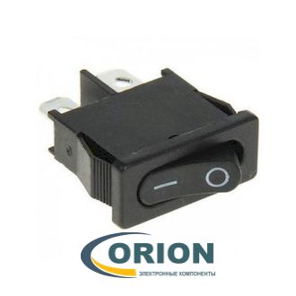 Переключатель, выключатель RWB-103 ON-OFF 250V 6A 2 pin (черный)