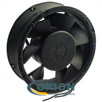 Вентилятор 172x163x51mm AC 220V 0.22A (качения) TIDAR RQA17251HBL с гибким отводом 250мм 2 pin