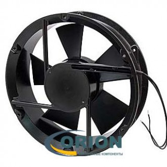 Вентилятор 200x200x60mm AC 220V 0.31/0.30A (качения) TIDAR RQA20060A2HBL R с гибким отводом 250мм 2 pin