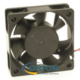 Вентилятор  60х60х20mm DC 12V 0.16A (скольжения) TIDAR RQD6020HS с гибким отводом 250мм 2 pin