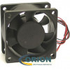 Вентилятор  60х60х25mm DC 24V 0.08A (скольжения) TIDAR RQD6025MS с гибким отводом 250мм 2 pin