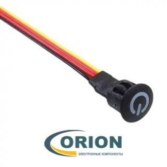 Кнопка BTS-D 5-24V d=13mm черная ON-OFF + Диммер 24V 2A