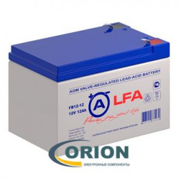 Аккумулятор 12V12Ah FB12-12 ALPHA BATTERY