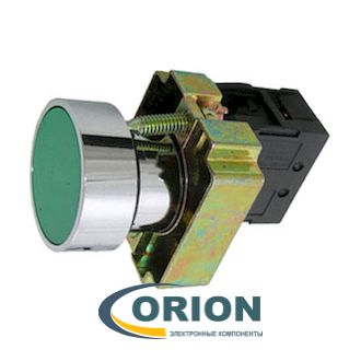 Кнопочный переключатель 3SA8-BA31 = XB2-BA31 OFF-(ON) NO зеленая 3A 240V (ПУСК-СТОП)