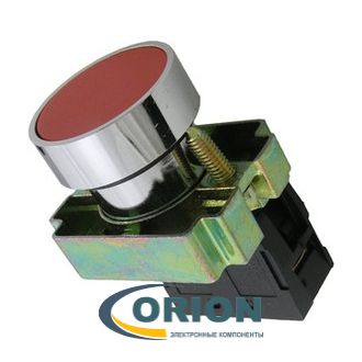 Кнопочный переключатель 3SA8-BA42 = XB2-BA42 ON-(OFF) NC красная 3A 240V (ПУСК-СТОП)