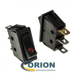 Переключатель, выключатель KCD3-101EN-B/3P ON-OFF 250V 15A 3 pin (черный)