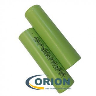 Аккумулятор 2500mAh 3.6V INR18650S (5C, ток разряда 13А) плоский плюс