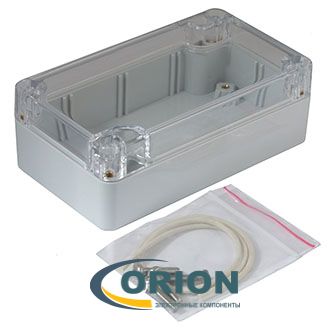 Корпус G203C 115x65x40мм IP65 с прозрачной крышкой GAINTA