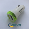 Автомобильный адаптер  5V 2100mA с 2 USB разъемами REXANT белый