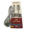 Шнур USB A штекер - USB micro-B(5P) штекер 1.0м (v2.0) Rexant white