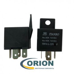 Реле TRV4-L-24V-H-F 24VDC 30A 1C SONGLE
