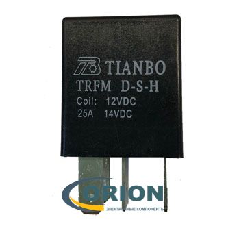 Реле TRFM D-S-H 12VDC 25A 1C TIANBO