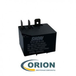 Реле S12-QCS-24 24VDC 20A 1C SHORI