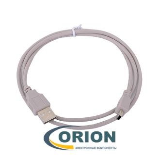 Шнур USB A штекер - USB mini-B(5P) штекер 1.8м (v2.0) Premier