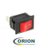 Переключатель, выключатель RWB-101 micro = KCD5-101-C3-R/2P ON-OFF 250V 3A 2 pin (красный)