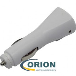 Автомобильный адаптер  5V 2100mA с USB разъемом SMARTBUY NOVA SBP-1159 белый