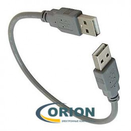 Шнур USB A штекер - USB A штекер 0.3м (v2.0) SZC