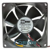 Вентилятор  92х92х25mm DC 12V 0.25А (скольжения) FANOVER FD9225S12H2 с гибким отводом 300мм 2 pin