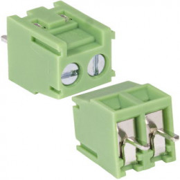 Клеммник винтовой 2 контакта XY302V-02P 3.5mm лифт (DG350-3.5-02P)