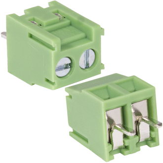 Клеммник винтовой 2 контакта XY302V-02P 3.5mm лифт (DG350-3.5-02P)