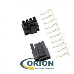 PCI-E 8 pin (6+2) Розетка разборная 8 контактов на кабель, шаг 4.2мм