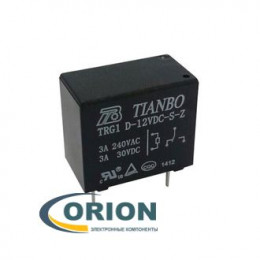 Реле TRA1 D-12VDC-S-Z 12VDC 10A 1C TIANBO