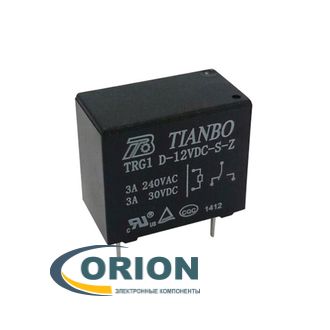 Реле TRA1 D-12VDC-S-Z 12VDC 10A 1C TIANBO