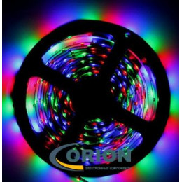 Светодиодная лента герметичная 5050 RGB, шир. 8мм, отрезок 10см (3 LED) 12в 1 метр