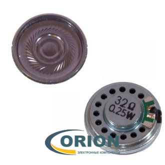 Динамик S1408 0.25вт  32ом d=28мм h=4.5мм
