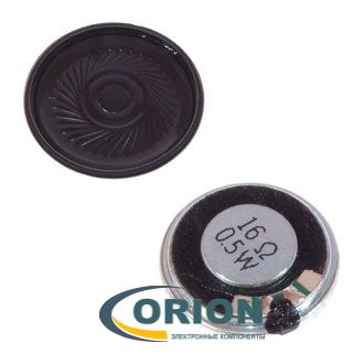 Динамик S1410 0.5вт  16ом d=30мм h=5.0мм