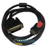 Шнур HDMI штекер - DVI-D штекер  5.0м (Dual Link) 2 Ferrites MRM-POWER