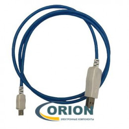 Шнур USB A штекер - USB micro-B(5P) штекер 1.0м (v2.0) с "бегущей" подсветкой SL0107-v8
