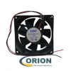 Вентилятор  80х80х25mm DC 24V 0.08A (скольжения) TIDAR RQD8025MS с гибким отводом 250мм 2 pin
