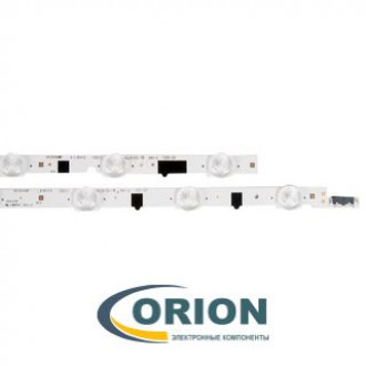 Модуль подсветки планка Samsung 40" (3V пара 1+1) 2013SVS40F R5+L8 REV1.9 130212 стеклотекстолит