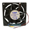 Вентилятор 120х120x38mm DC 12V 0.32A (скольжения) TIDAR RQD12038MS с гибким отводом 250мм 2 pin