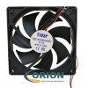 Вентилятор 120х120x25mm DC 24V 0.17A (скольжения) TIDAR RQD12025MS с гибким отводом 250мм 2 pin