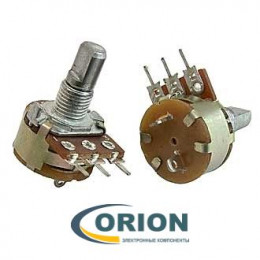 Резистор переменный     10ком  S16KN1-B10K, L15F 0,2Вт [LIN] с выключателем 12V/1A